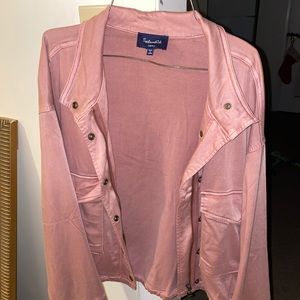SPLENDID women’s zip/button rose jacket